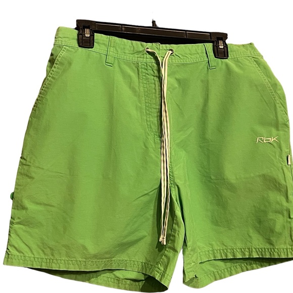 Reebok Lime Green Shorts - Picture 2 of 4